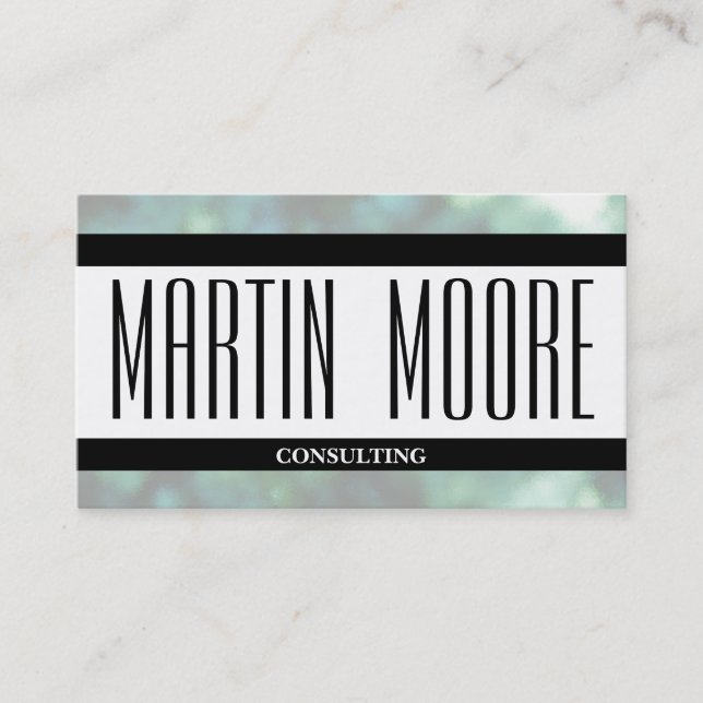 Carte De Visite Grande couverture géante d'étiquette de nom de (Devant)