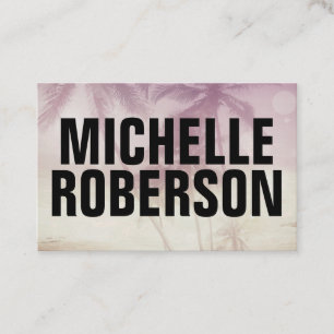 Carte De Visite Grande police noire