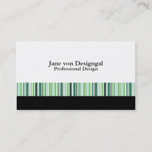 Carte De Visite Grandes vertes cool