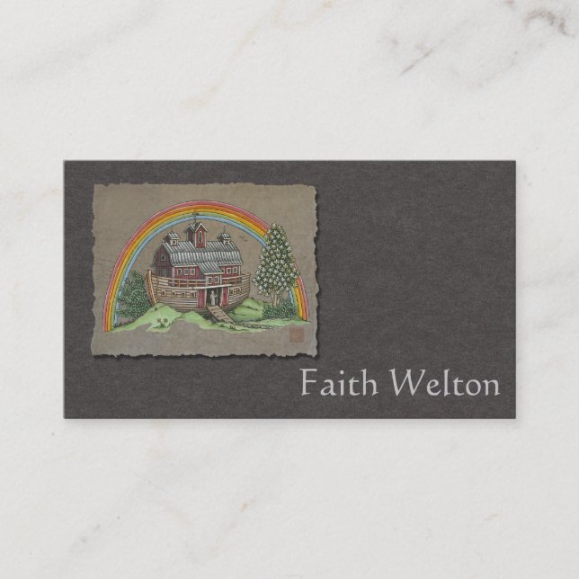 Carte De Visite Grange de l'arche de Noé (Devant)