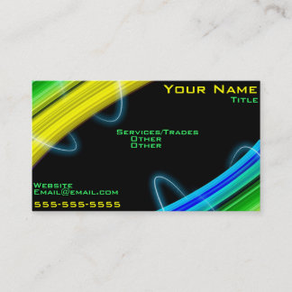 Carte de visite graphique cool