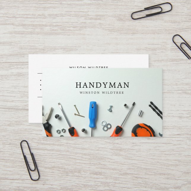 Carte De Visite Grappe de construction | Compétences (Devant/Arrière en situation)