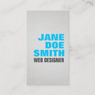 Carte De Visite gras et élégant