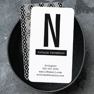 Carte De Visite Gras Simple tendance Professionnel Moderne Minimal