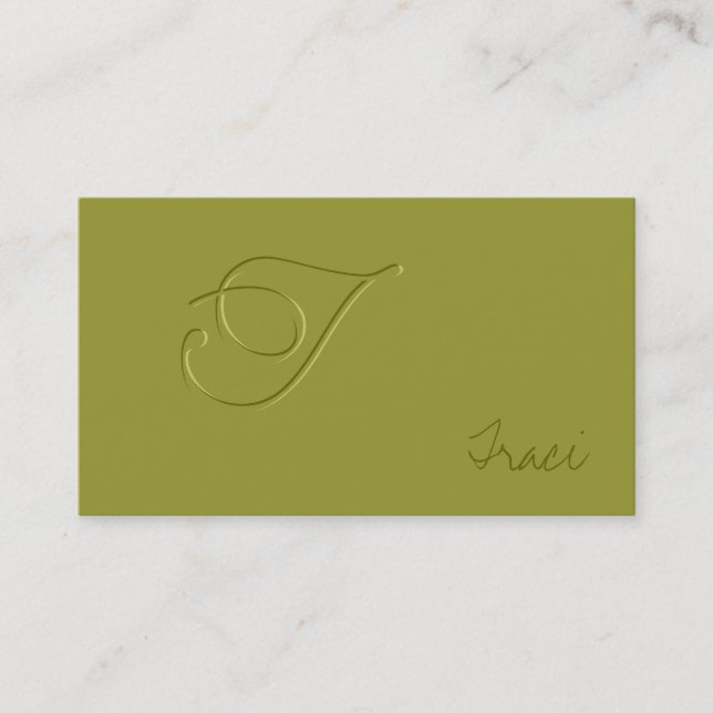 Carte De Visite Gravez III en refief (Devant)