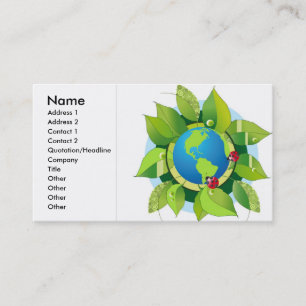 Carte De Visite Green_Earth (2), Nom, Adresse 1, Adresse 2, Co...