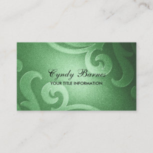 Carte de visite Green Shimmer