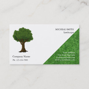 Carte De Visite Green Tree Garden - Entretien de pelouse et aménag