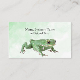 Carte De Visite Grenouille/Carte de visite amphibien