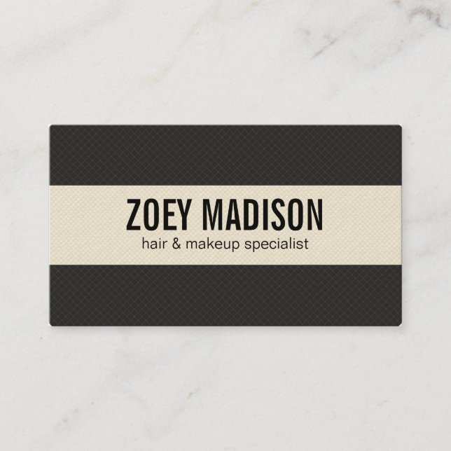 Carte De Visite Grille et Motif d'échelle 2 (Devant)