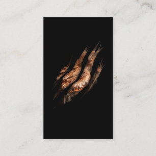 Carte De Visite Grillmaster de la viande et du hamburger