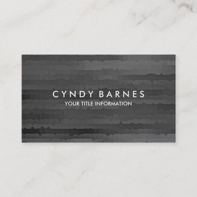Carte de visite Gris (Devant)