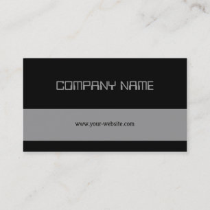 Carte De Visite Gris et noir