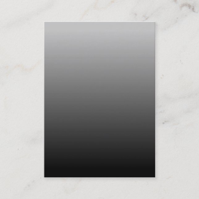 Carte De Visite Gris Noir Ombré (Devant)