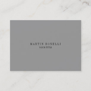 Carte de visite gris professionnel de Chubby