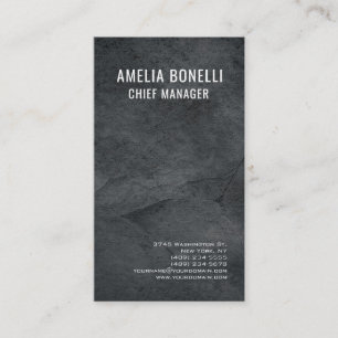Carte De Visite Gris professionnel moderne simple