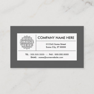 Carte De Visite gris raffiné