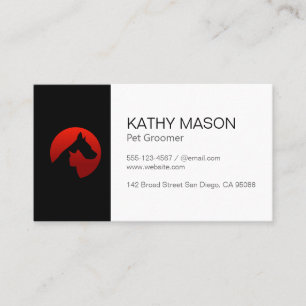 Carte De Visite Groomer   Cat Dog Care