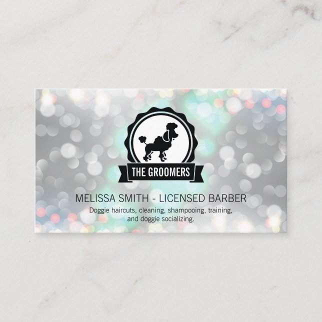 Carte De Visite Groomer de protection animale | Nettoyeur | Boke (Devant)