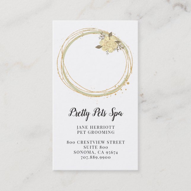 Carte De Visite Grooming (Devant)