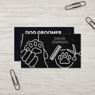 Carte De Visite Grossissement de chien