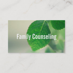 Carte De Visite Groupe de conseil familial Coach de vie en thérapi