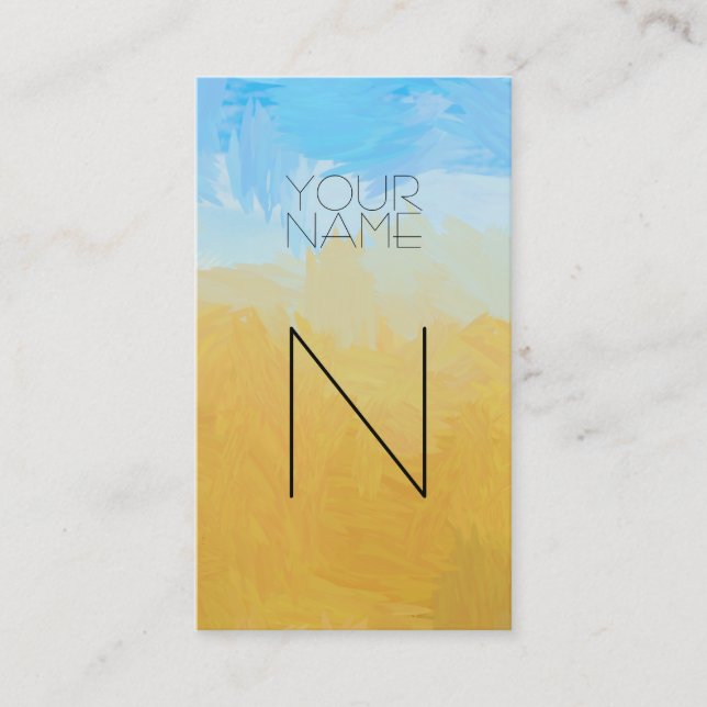 Carte De Visite Groupement Abstrait (Devant)