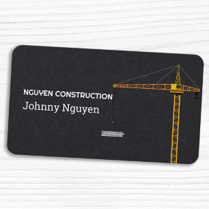 Carte De Visite Grue de construction