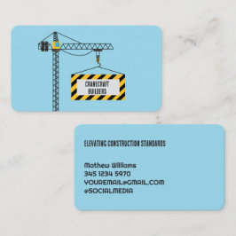 Carte De Visite Grue de construction