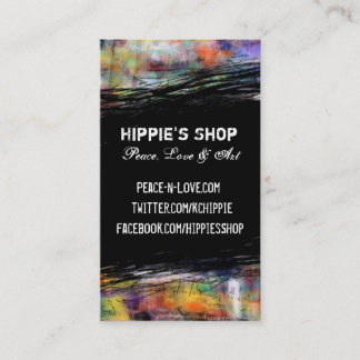 Carte De Visite Grunge artistique