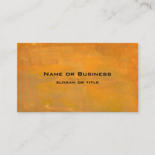 Carte De Visite Grunge doré peint Abstrait