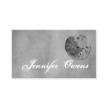 Grunge Grey Horloge personnelle
