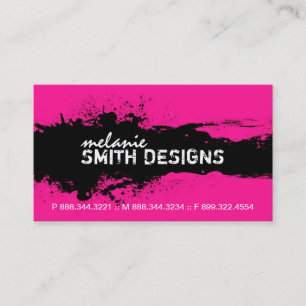 Carte de visite grunge moderne