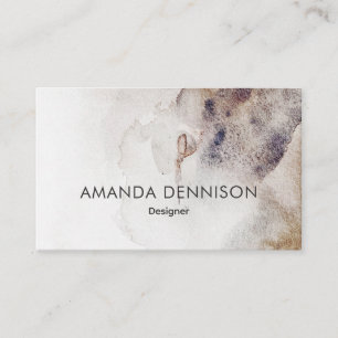 Carte De Visite Grunge naturel simple