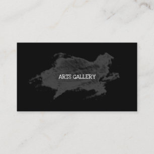 Carte De Visite Grunge Noir Sale Brosse Art Textile