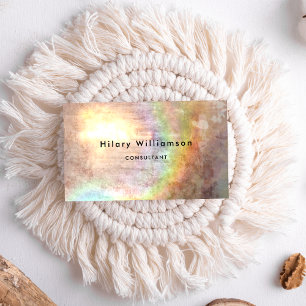 Carte De Visite Grunge Pastel Tan Beige