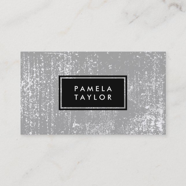 Carte De Visite Grunge Texture (Devant)