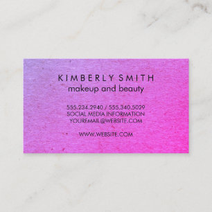 Carte De Visite Grunge violet moderne