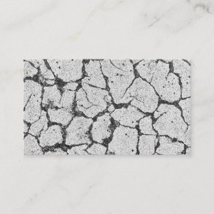 Carte De Visite Grungy Cracked Peinture Concret 