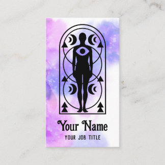 Carte De Visite Guérisseur d'énergie spirituelle du troisième œil