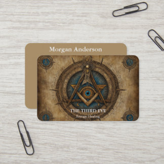 Carte De Visite Guérisseur Énergie Spirituelle Reiki
