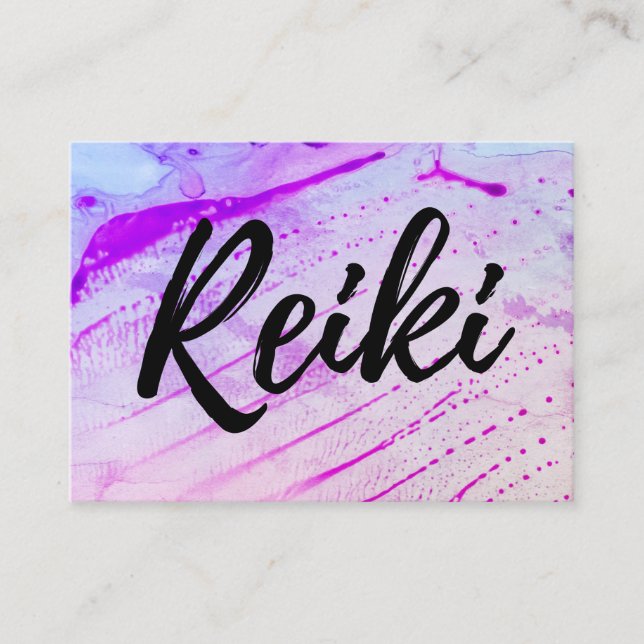 Carte De Visite Guérisseur principal de Reiki de praticien de (Devant)