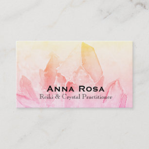 Carte De Visite Guérisseur principal d'énergie de Reiki de yoga