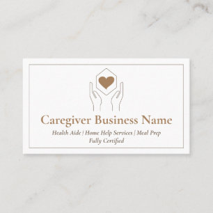 Carte De Visite Guide de carrière Brown moderne