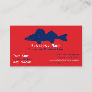 Carte De Visite Guide de pêche au doré personnalisé / Affrètement