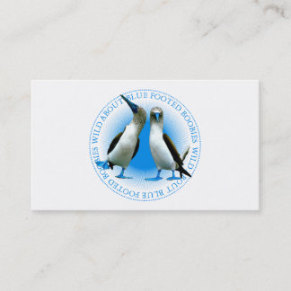 Carte De Visite Guide d'observation d'oiseaux - Boobies aux pieds 