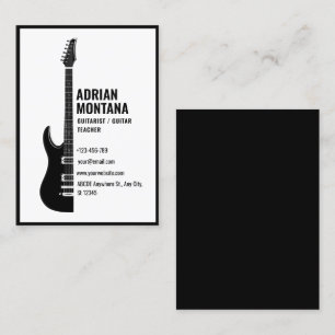 Carte De Visite Guitare