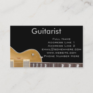 Carte De Visite Guitariste