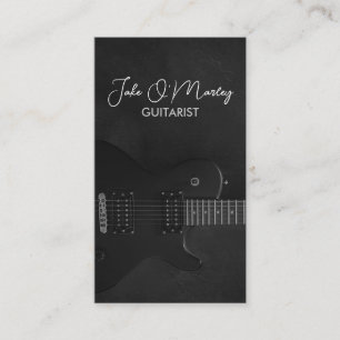 Carte De Visite Guitariste Musique de Guitare
