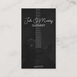 Carte De Visite Guitariste Musique de Guitare